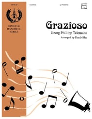 Grazioso Handbell sheet music cover Thumbnail